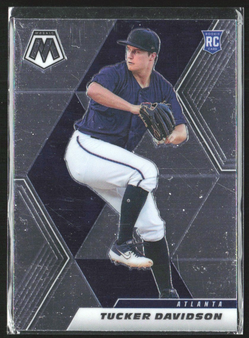 2021 Panini Mosaic Tucker Davidson RC Rookie Card #240 Baseball Card front