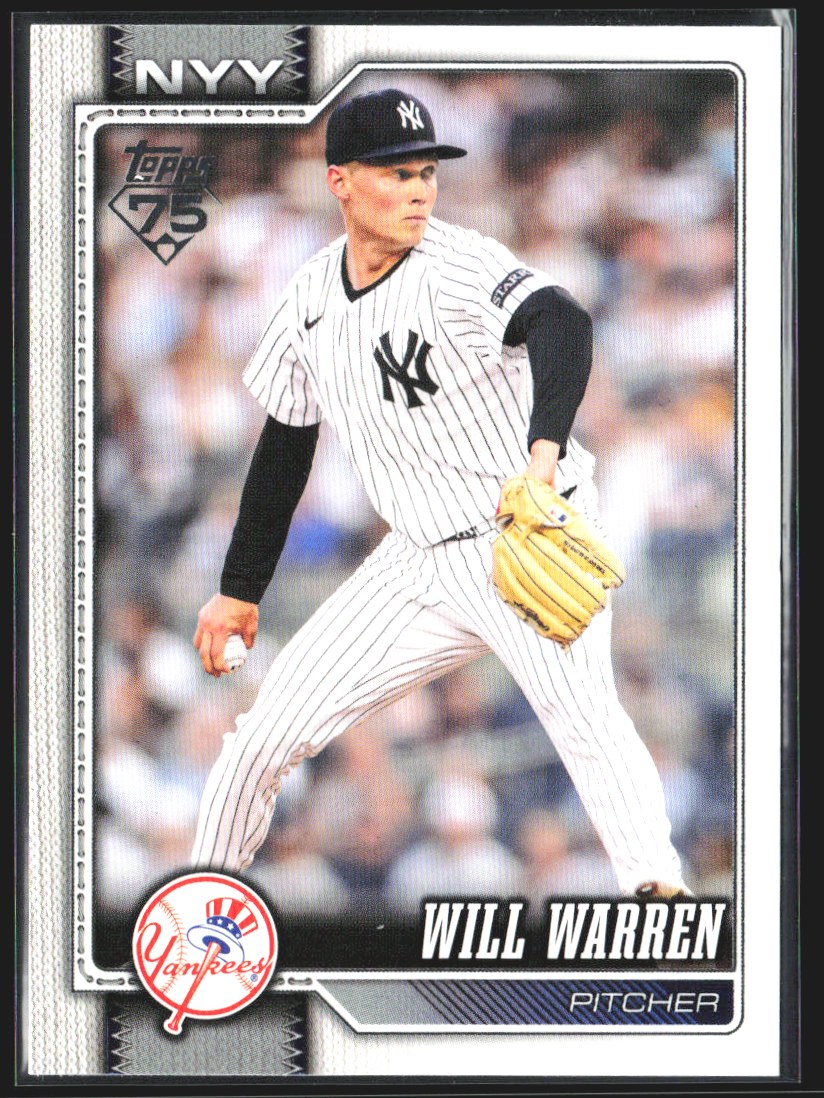 2026 Topps Series One Will Warren RC Rookie Card #176 ⚾️🔥 front