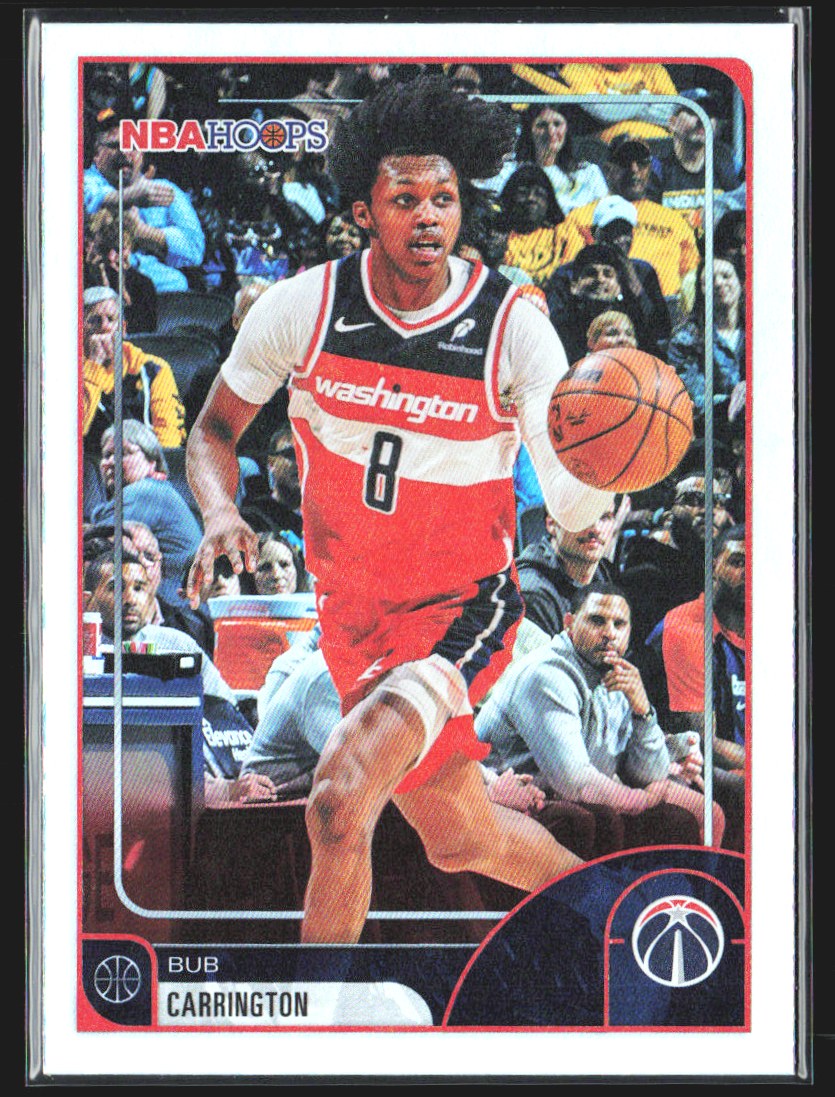2026 Topps NBA Hoops Bub Carrington Rookie Card RC #236 🔥🏀 front