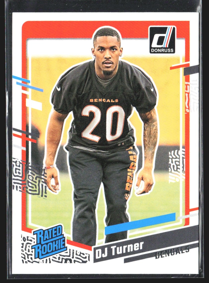 2023 Donruss Football Dj Turner #319 RC front