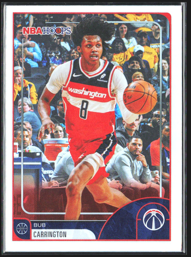2026 Topps NBA Hoops Bub Carrington Rookie Card RC #236 🔥🏀 front