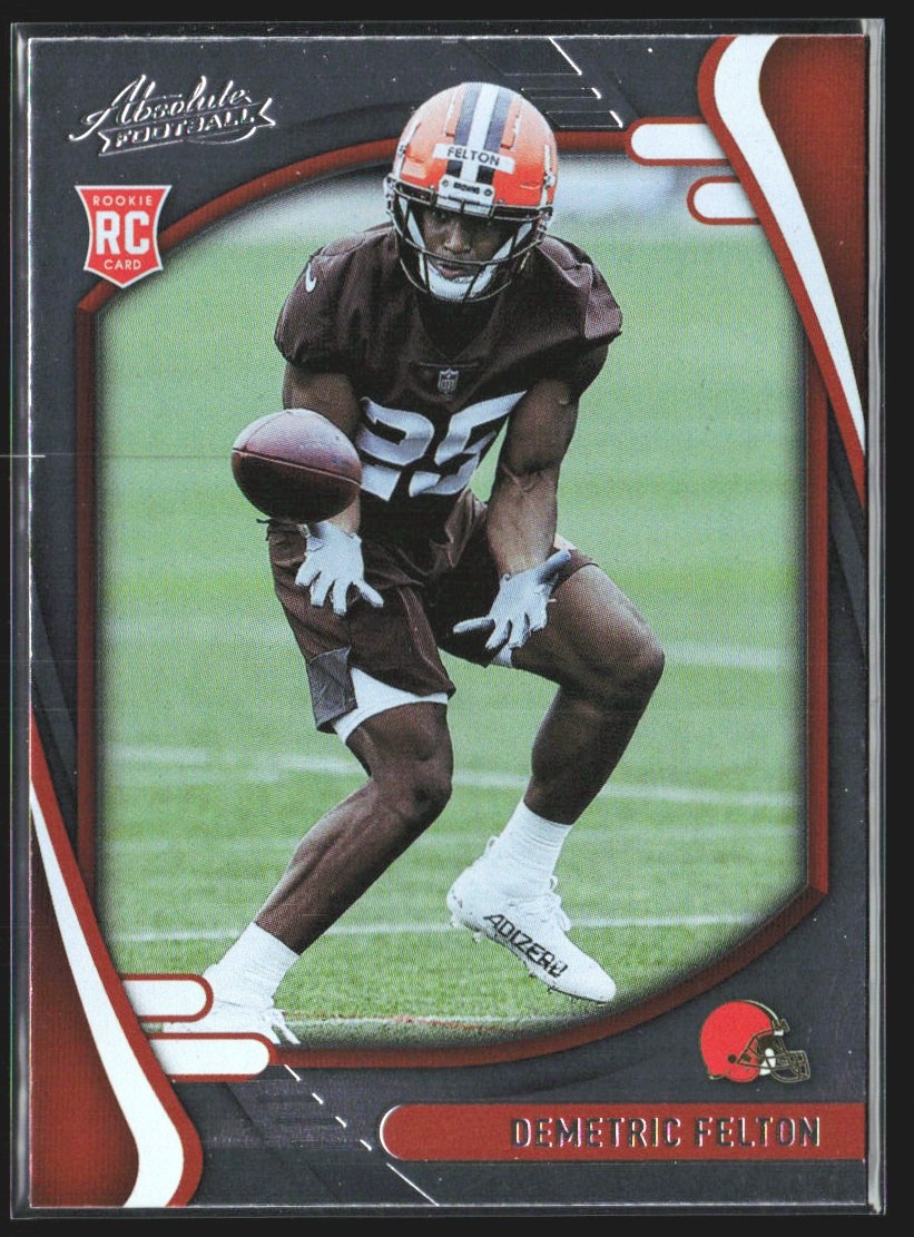 2021 Panini Absolute Demetric Felton #170 RC front