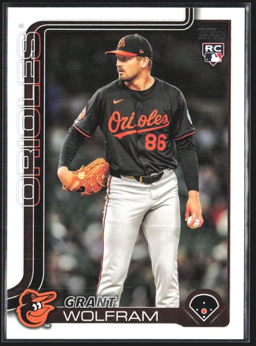 2023 Topps Update Grant Wolfram RC Rookie Card #US114 Baseball front