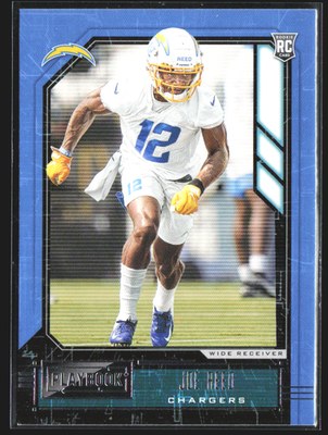 2020 Panini Playbook Joe Reed RC Rookie Card #165 Football front