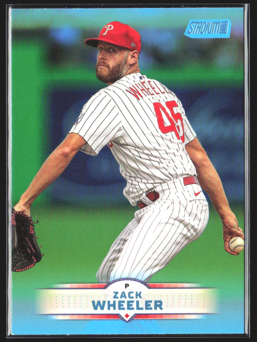 2025 Topps Stadium Club Zack Wheeler Light Blue #114 front