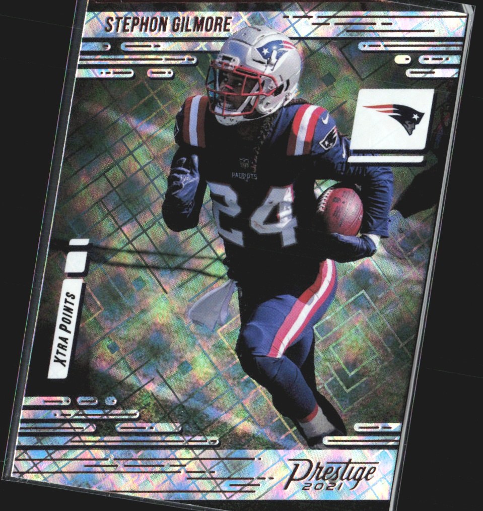 2021 Panini Prestige Stephon Gilmore Xtra Points Astral #118 front