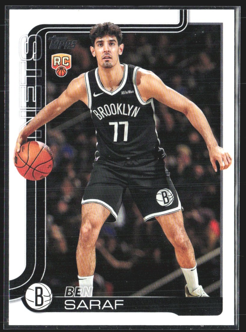 2025 Topps Flagship Ben Saraf Rookie Card RC #226 🏀 front