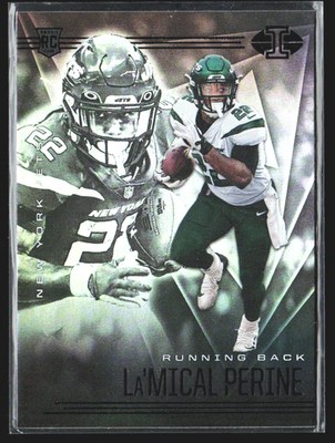 2020 Panini Illusions La'Mical Perine Rookie Card RC #41 Football front