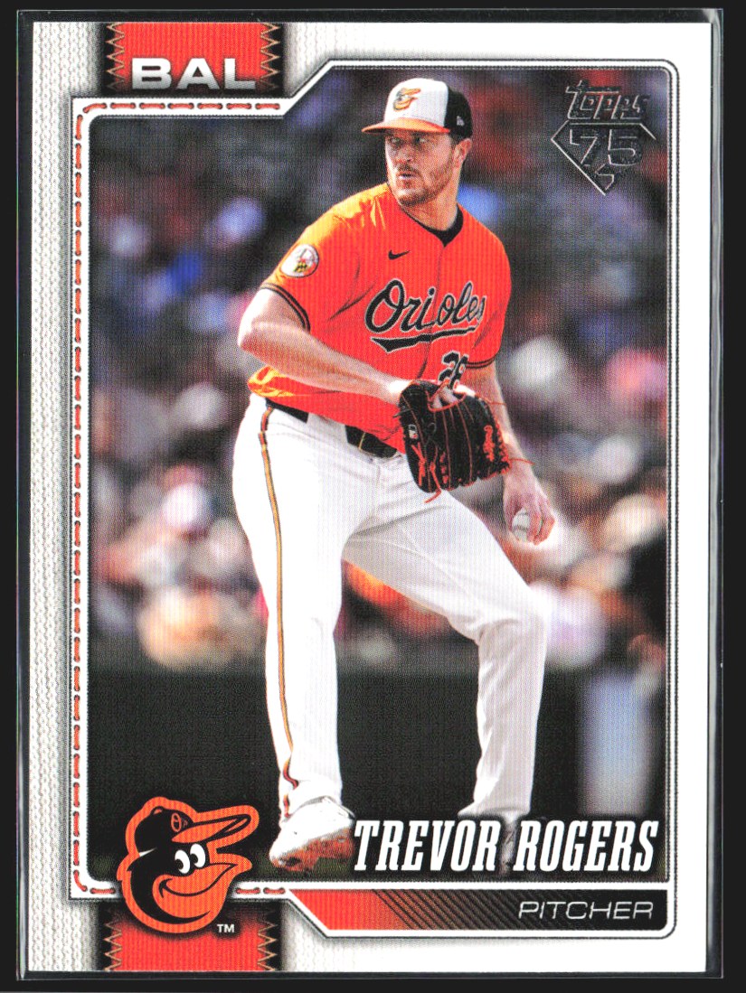 2026 Topps Series One Trevor Rogers #80 Base Card ⚾️ front