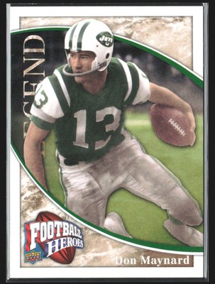 2009 Upper Deck Football Heroes Don Maynard #225 front