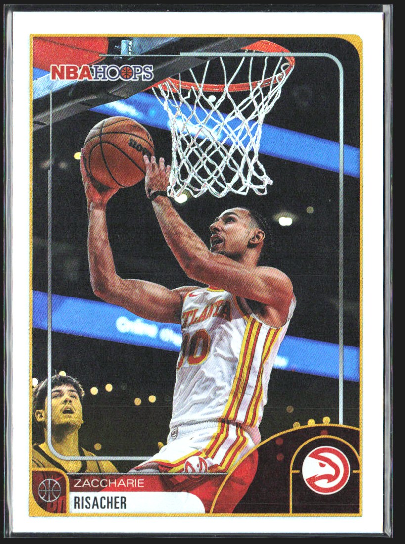 2026 Topps NBA Hoops Zaccharie Risacher Rookie Card RC #105 🔥🏀 front