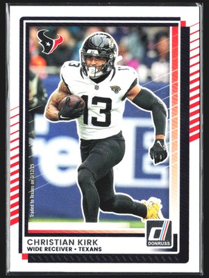 2025 Panini Donruss Christian Kirk #182 Football Card Raw NM front