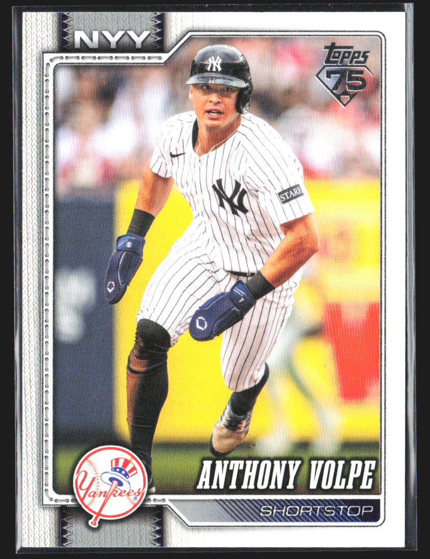 2026 Topps Series One Anthony Volpe #308 NY Yankees Baseball Card RC 🔥⚾ front