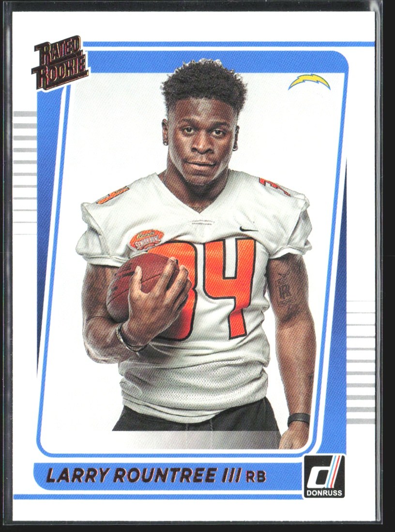 2021 Donruss Larry Rountree III Portrait #296 RC front